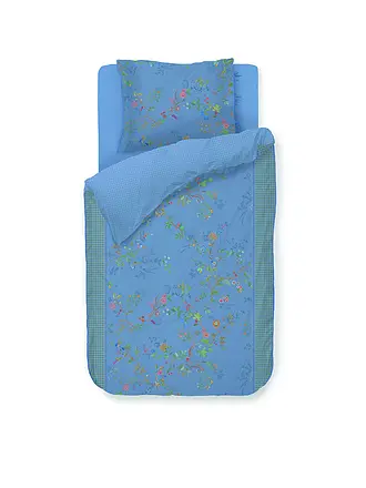 PIP STUDIO | Perkal Bettwäsche BUSTANI 70x90cm/140x200cm Green | hellblau